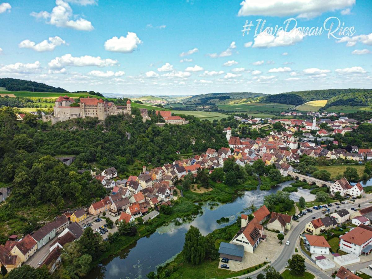 Old Town Center Apartments On The Romantic Road Harburg  Zewnętrze zdjęcie